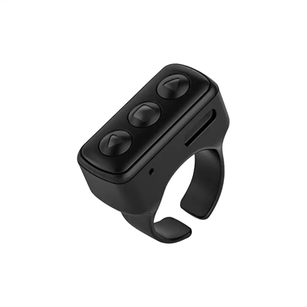 Wireless Fingertip Remote Control Ring Blue Tooth Ring Scroller Page Turner Stable Connection Wireless Page Turner for Tiktoks